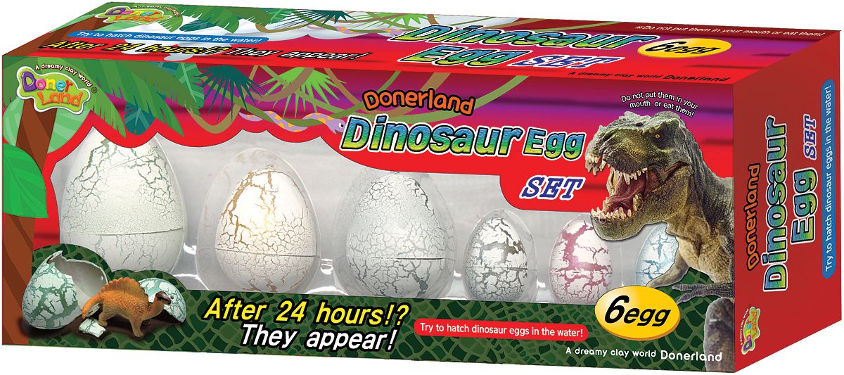 Donerland      Volcano Dino Play Dino egg Set