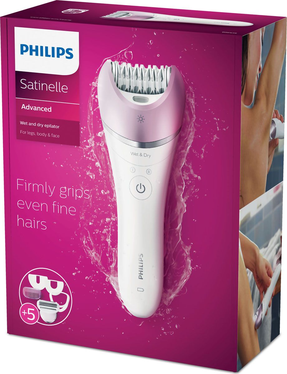  5  1 Philips Satinelle Advanced, BRE635/00, c  , White Pink